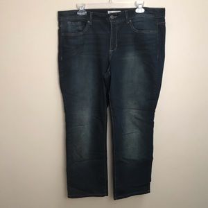 Vintage America Boho Straight Dark Wash Jeans 14